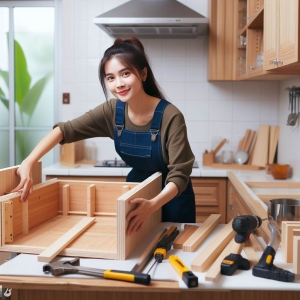 THI CÔNG ĐÓNG MỚI ĐỒ GỖ