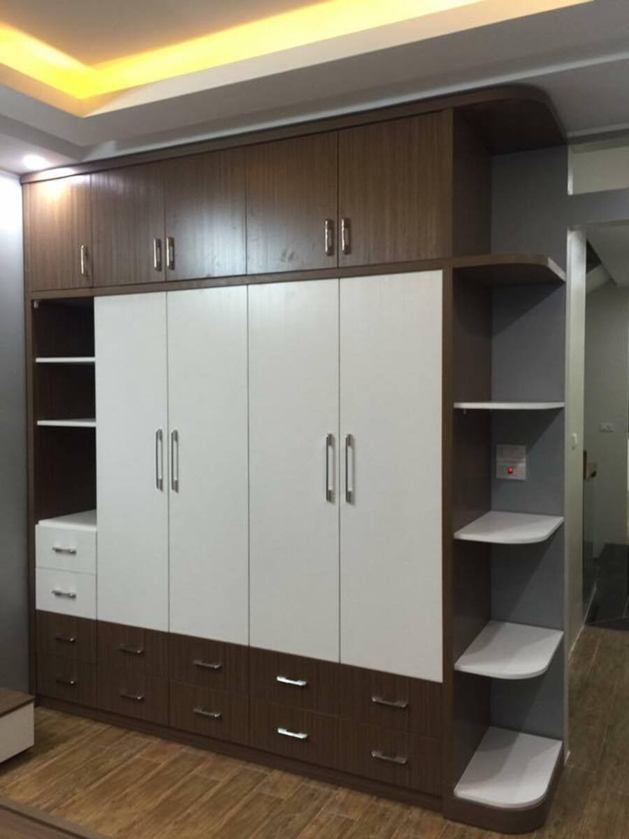 thi công tủ áo theo yêu cầu tại qTP Tân Uyên