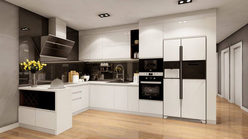 sửa tủ bếp tại nhà phường Thới An