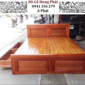 SƠN LẠI GIƯỜNG GỖ