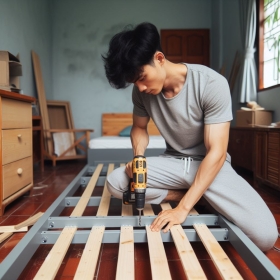 THÁO RÁP ĐỒ GỖ PHƯỜNG DĨ AN