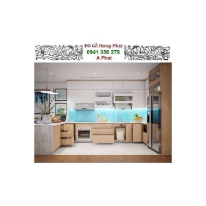 TỦ BẾP MDF PHỦ MILAMINE QUẬN 12