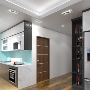 TỦ BẾP MDF QUẬN 6